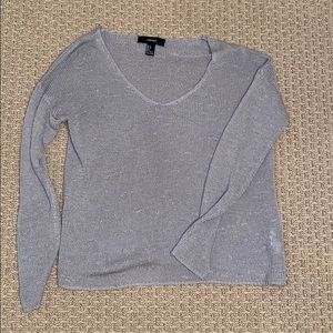 Lilac V-Neck Long Sleeve